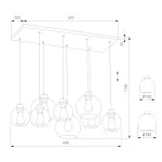 Подвесной светильник TK Lighting Cubus 2834 Cubus