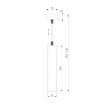 Подвесной светильник Eurosvet Single 50161/1 LED