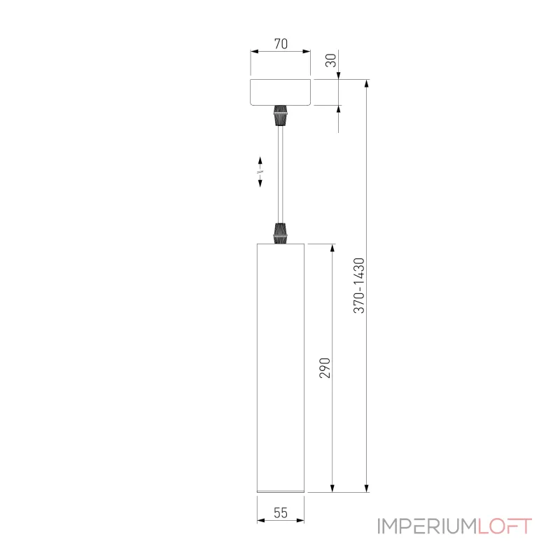 Подвесной светильник Eurosvet Single 50161/1 LED