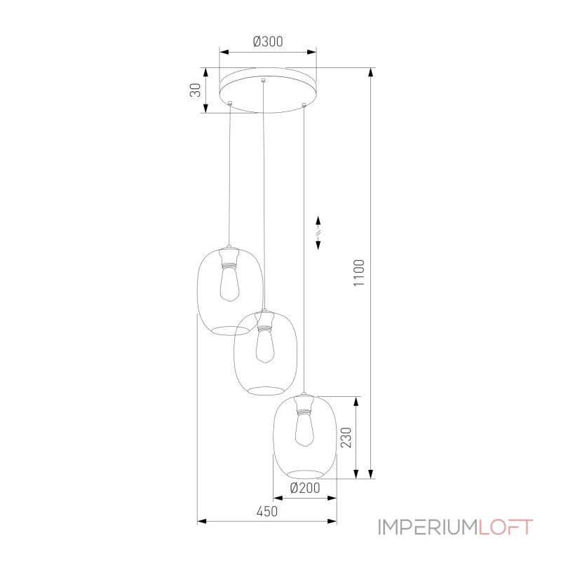 Подвесной светильник TK Lighting Elio 5973 Elio
