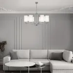 Подвесная люстра Eurosvet Purezza 60128/8 хром