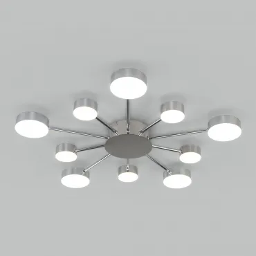 Потолочный светодиодный светильник Eurosvet Nitrino 90242/10 хром 50W 3300/4200/6500