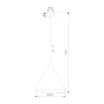 Подвесной светильник TK Lighting Cono 3281