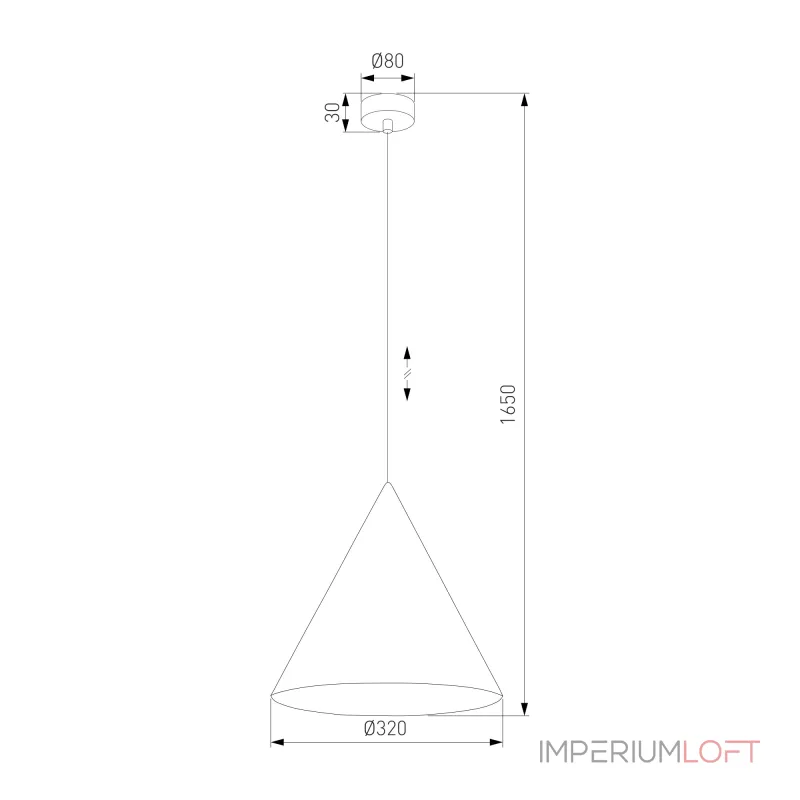 Подвесной светильник TK Lighting Cono 3281