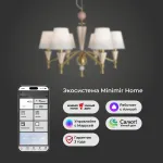 Подвесная люстра Eurosvet Teja 101014/6 латунь Smart
