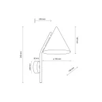 Светильник настенный TK Lighting Cono a070965