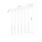 Подвесной светильник TK Lighting Piano 10111 Piano