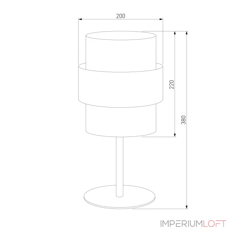 Настольный светильник TK Lighting Calisto 5893 Calisto White Настольный светильник TK Lighting Calisto 5893 Calisto White