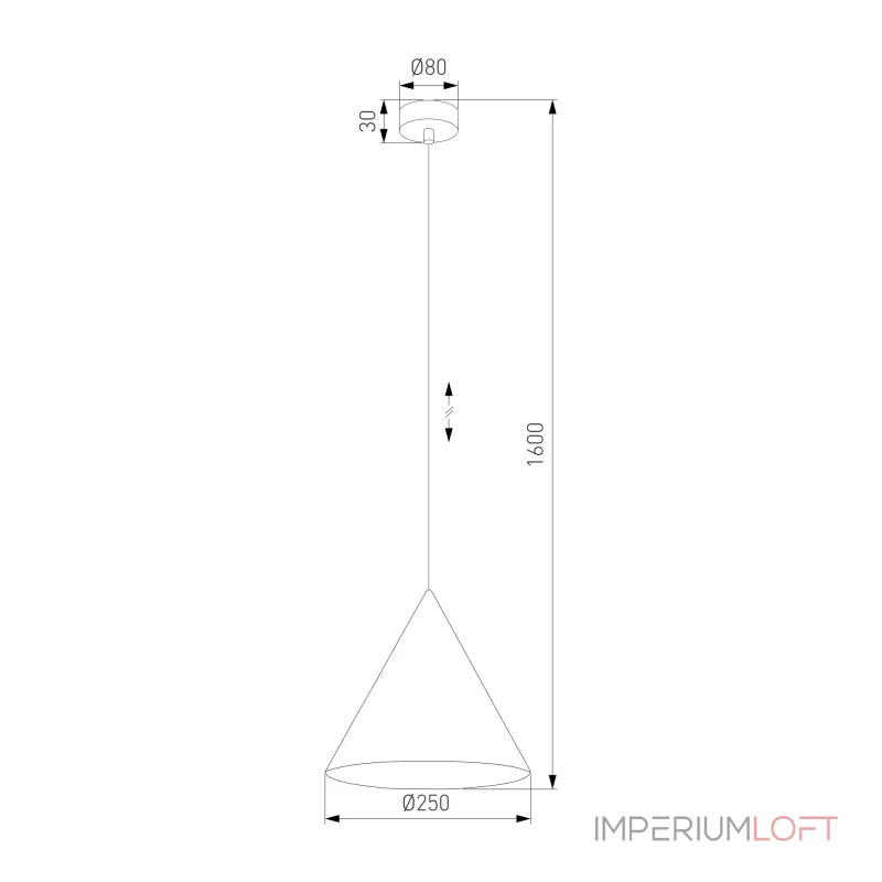 Подвесной светильник TK Lighting Cono 10066