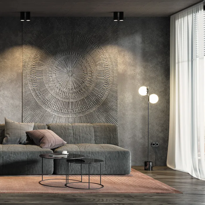 Напольный светильник с мраморным основанием Eurosvet Marbella a064389 от ImperiumLoft