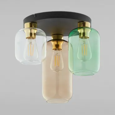 Потолочный светильник TK Lighting Marco 3318 чёрный/золотой Потолочный светильник TK Lighting Marco 3318 чёрный/золотой