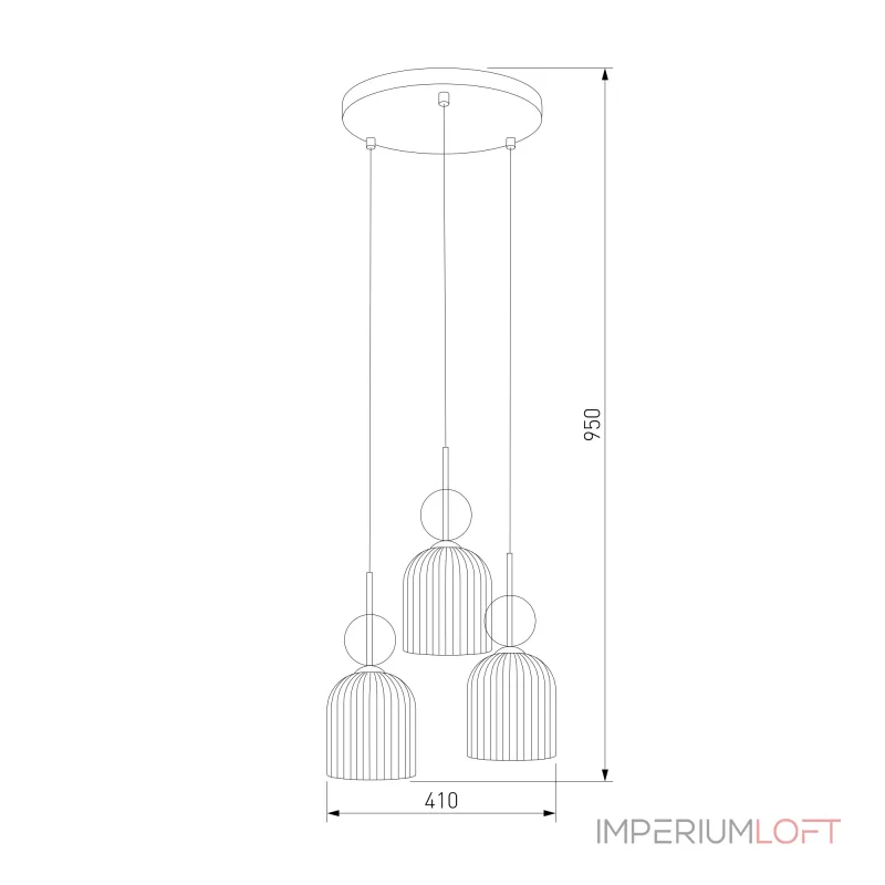 Подвесной светильник TK Lighting Sophia Cognac 11021