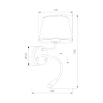 Настенный светильник TK Lighting Maja 10081