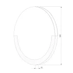 Настенный светодиодный светильник Eurosvet Radiant 40147/1 LED