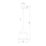 Подвесной светильник TK Lighting Duo 3139 Duo