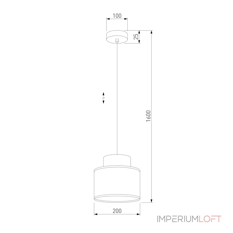 Подвесной светильник TK Lighting Duo 3139 Duo