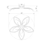 Потолочный светильник Eurosvet Fiona 90056/5