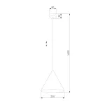 Подвесной светильник TK Lighting Cono 10077