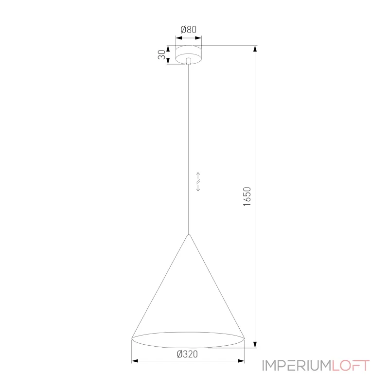 Подвесной светильник TK Lighting Cono 10038 Cono
