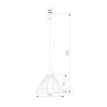 Подвесной светильник TK Lighting Modesto 10160