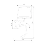 Настенный светильник TK Lighting Maja 10080