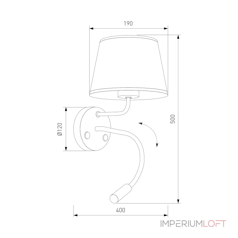 Настенный светильник TK Lighting Maja 10080