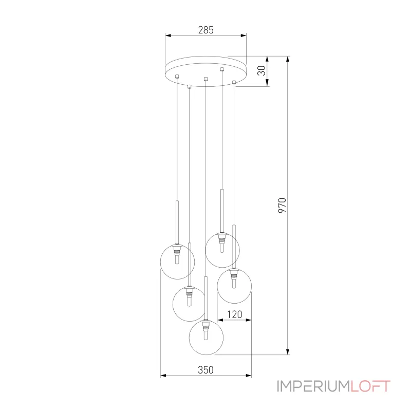 Подвесной светильник TK Lighting Nilos 5943