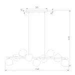 Подвесной светильник TK Lighting Lava Brown 11037