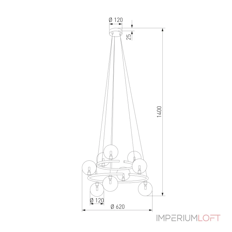 Подвесная люстра TK Lighting Anabelle 6845 Anabelle Подвесная люстра TK Lighting Anabelle 6845 Anabelle