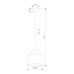 Подвесной светильник TK Lighting Duo 3255 Duo