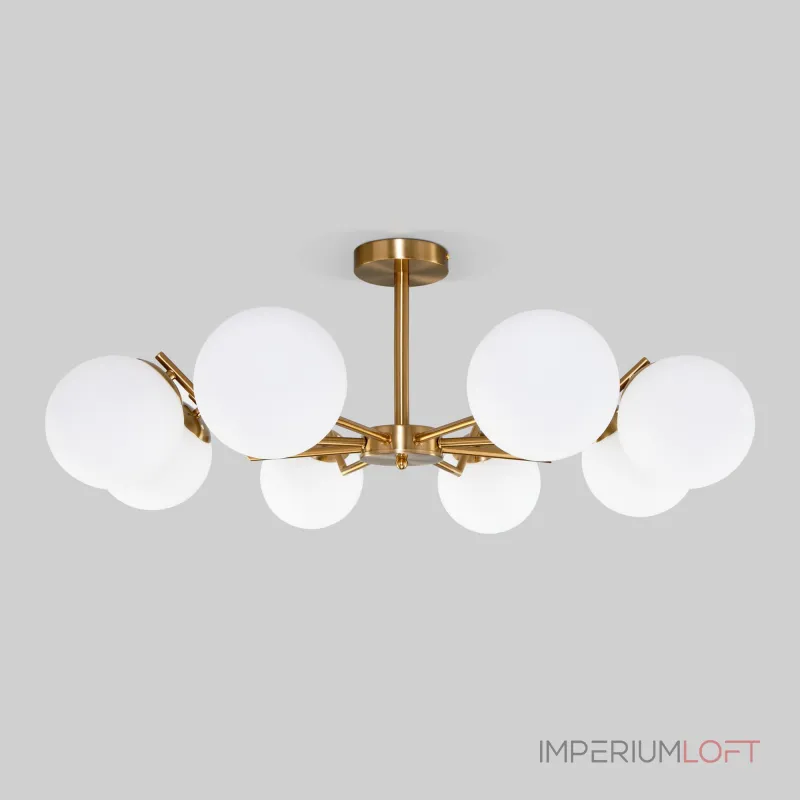 Потолочная люстра Eurosvet Frost 70154/8 латунь   Потолочная люстра Eurosvet Frost 70154/8 латунь