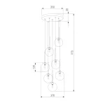 Подвесной светильник TK Lighting Nilos 15362