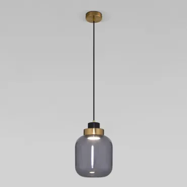 Подвесной светодиодный светильник Eurosvet Jeffry 50240/1 LED бронза 5W 4200