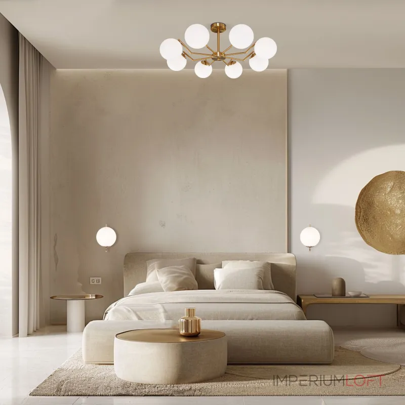 Потолочная люстра Eurosvet Frost 70154/8 латунь   Потолочная люстра Eurosvet Frost 70154/8 латунь