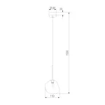 Подвесной светильник TK Lighting Lava Sabia 11106