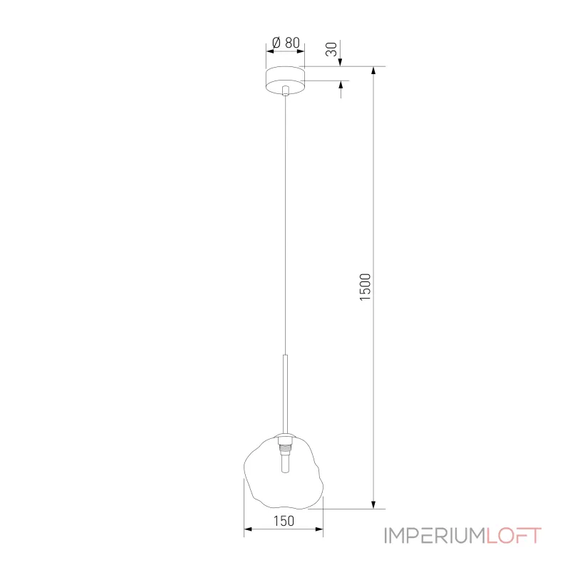 Подвесной светильник TK Lighting Lava Sabia 11106