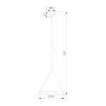 Подвесной светильник TK Lighting Cono 6651