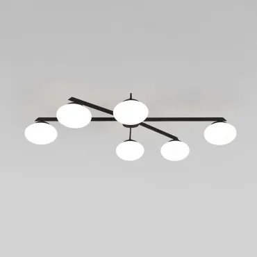 Потолочный светильник Eurosvet Opaline 70220/6 чёрный  