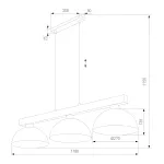 Подвесной светильник TK Lighting Oslo 6299