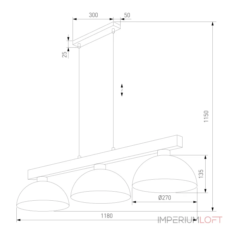Подвесной светильник TK Lighting Oslo 6299