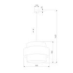 Подвесной светильник TK Lighting Calisto 5095 Calisto White