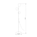 Напольный светильник TK Lighting Lava Brown 16150