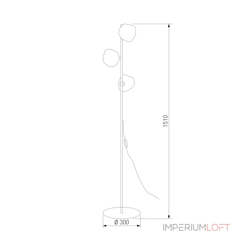 Напольный светильник TK Lighting Lava Brown 16150 Напольный светильник TK Lighting Lava Brown 16150