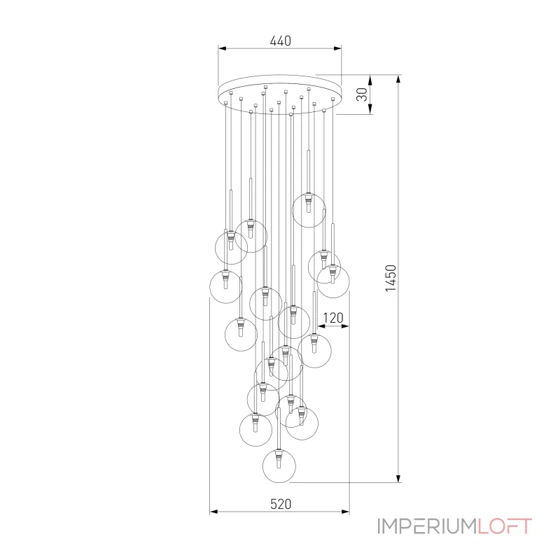 Подвесной светильник TK Lighting Cono 10075 Cono