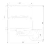 Настенный светильник TK Lighting Hilton 4770 Hilton Gold