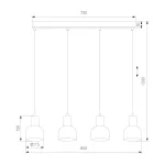 Подвесной светильник TK Lighting Cairo 4896