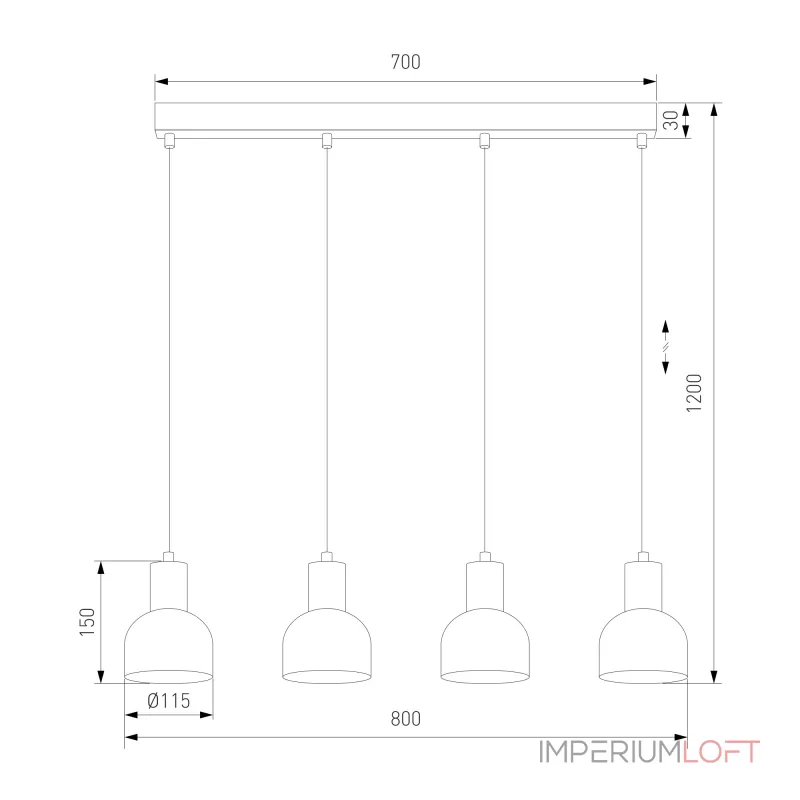 Подвесной светильник TK Lighting Cairo 4896 Подвесной светильник TK Lighting Cairo 4896