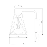 Настенный светильник Eurosvet Trappola 70107/1