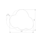 Настенный светильник TK Lighting Cloud 4336