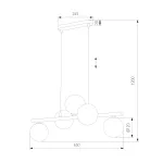 Подвесной светильник TK Lighting Estera 6707 Estera Black